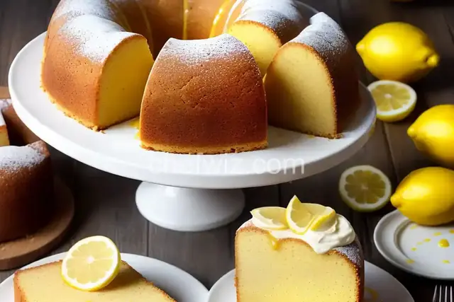 Lemon Pudding Pound Cake