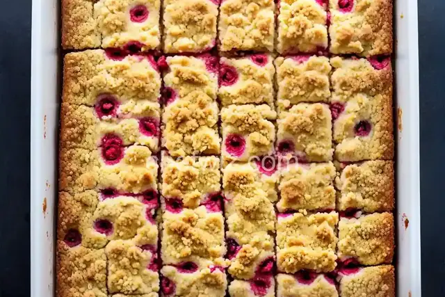 Lemon Raspberry Crumb Bars