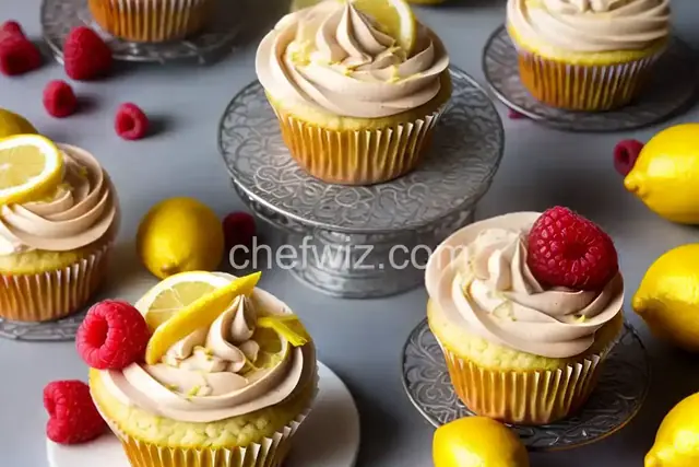 Lemon-Raspberry Cupcakes