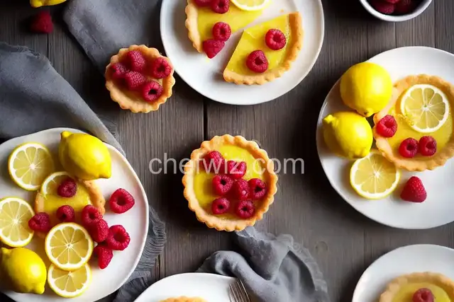 Lemon Raspberry Tarts
