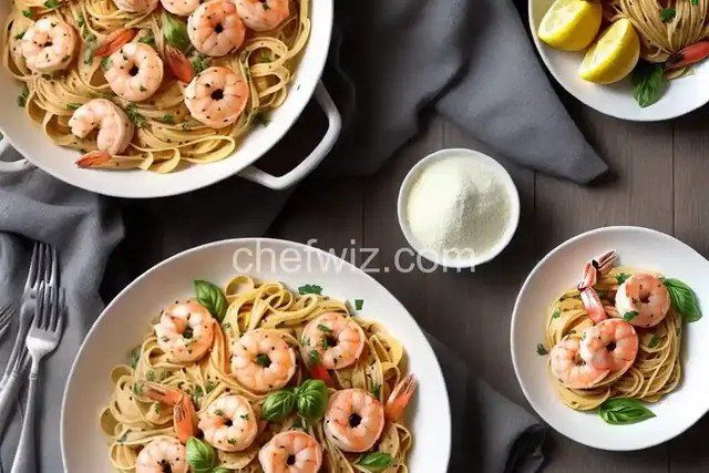 Lemon Shrimp Pasta
