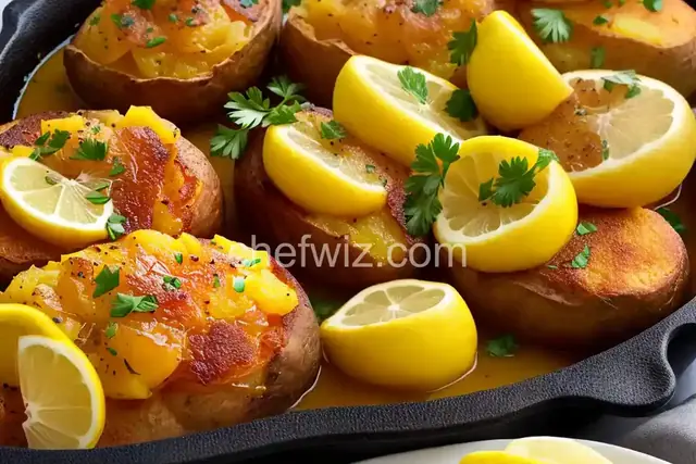 Lemon Smashed Potatoes