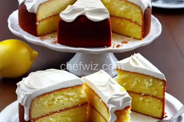 Lemon Sour Cream Cake
