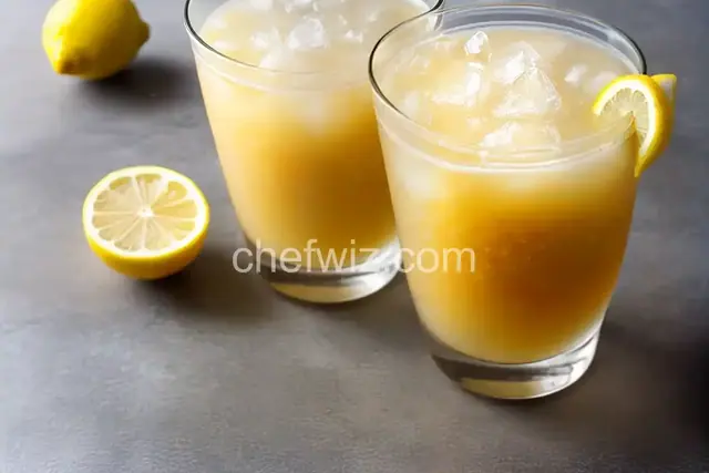 Lemon Whiskey Slush