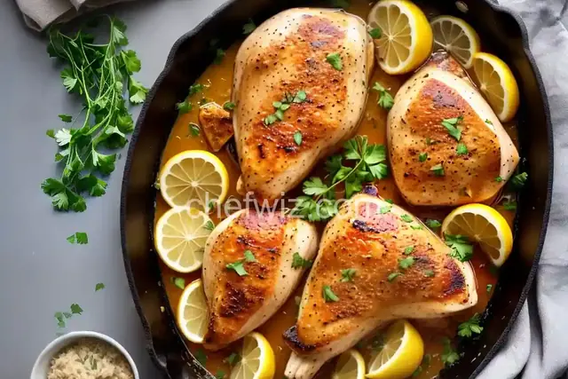 Lemon and Garlic Baked Chicken