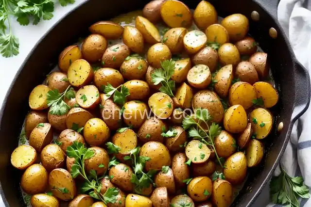 Lemon and Parsley Skillet-Roasted Fingerling Potatoes
