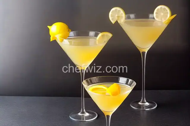 Lemon and Vodka Martinis
