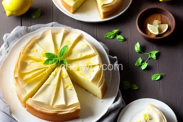 Lemonopita (Greek Lemon Phyllo Cake)