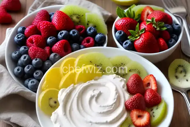 Lemony Cream Cheese Fruit Dip