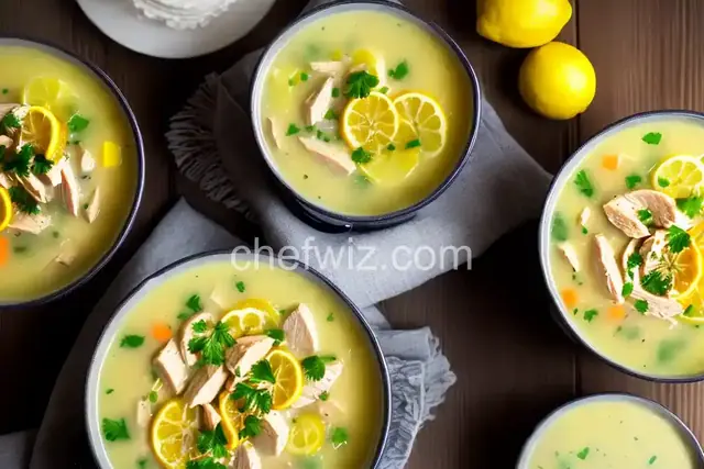 Lemony Cream of Chicken Soup