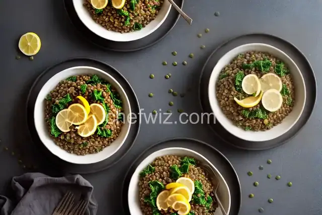 Lemony Lentils with Kale