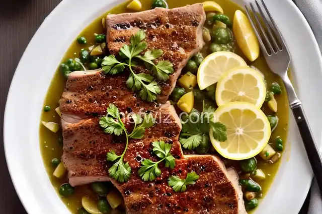 Lemony Pork Piccata