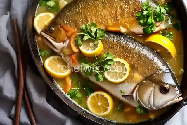 Lemony Steamed Fish