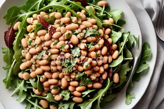 Lemony White Bean and Arugula Salad