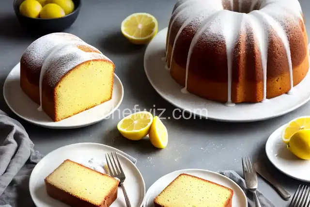 Lemony Yogurt Pound Cake