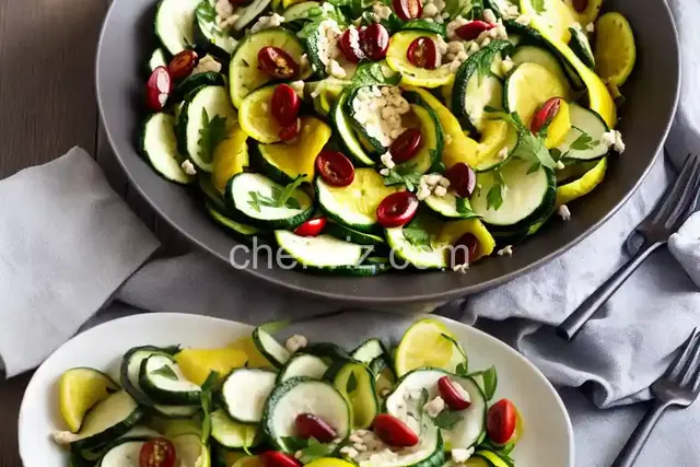 Lemony Zucchini Salad