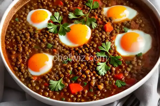 Lentil and Egg Stew