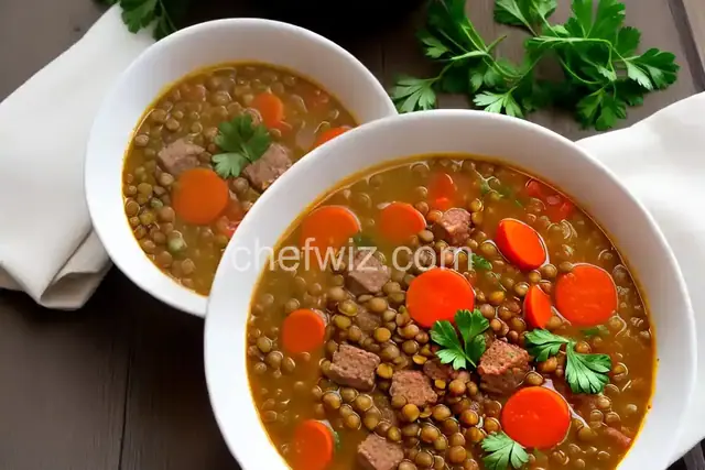Lentil and Sausage Soup
