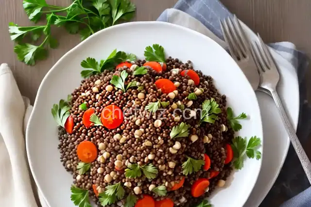 Lentils and Buckwheat Salad To Go (Gluten-Free)