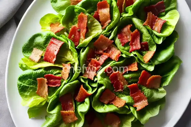 Lettuce with Hot Bacon Dressing