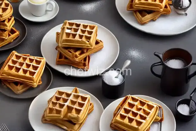 Liège Belgian Waffles with Pearl Sugar