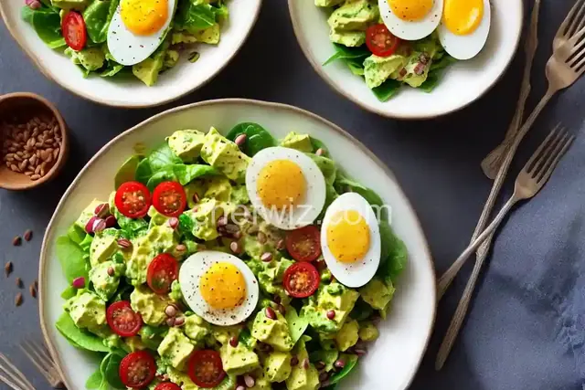 Light Avocado Egg Salad