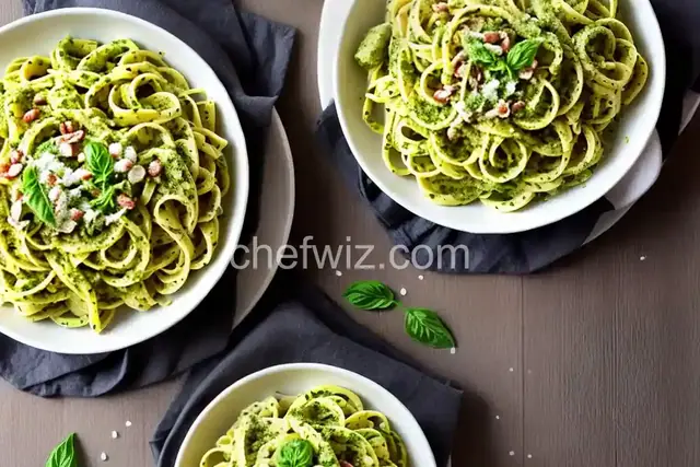 Light Lemon Pesto Pasta