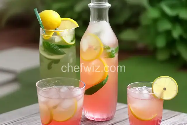 Light Rose Water Lemonade