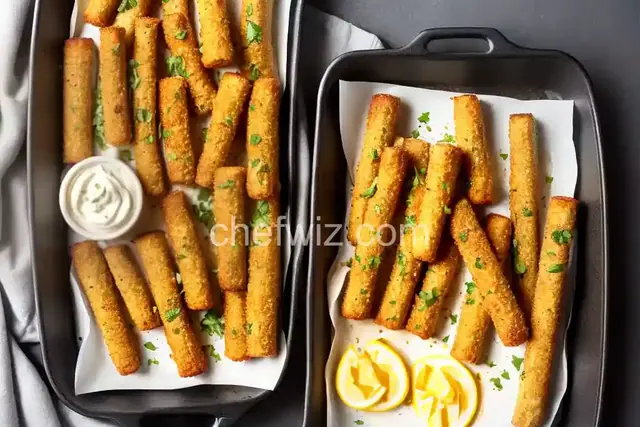 Light and Baked Mozzarella Sticks