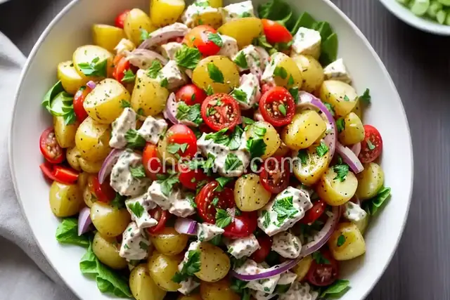 Light and Easy Greek Potato Salad