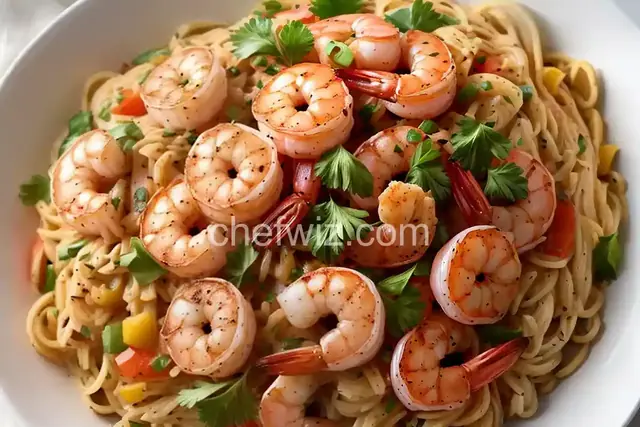 Lightened-Up Shrimp Scampi