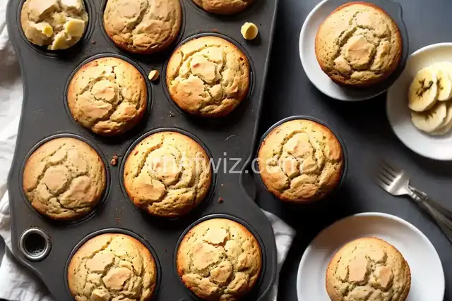 Lighter Banana Muffins
