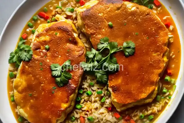 Lighter Chicken Egg Foo Young