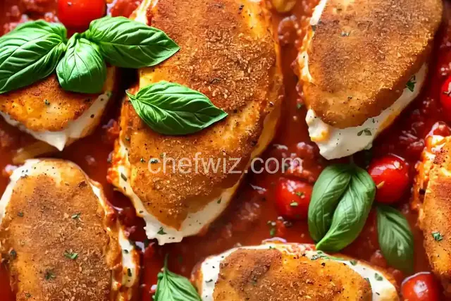 Lighter Chicken Parmesan