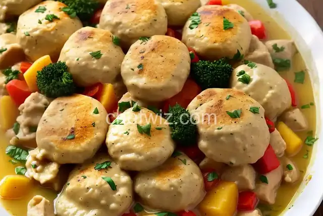 Lighter Chicken and Dumplings