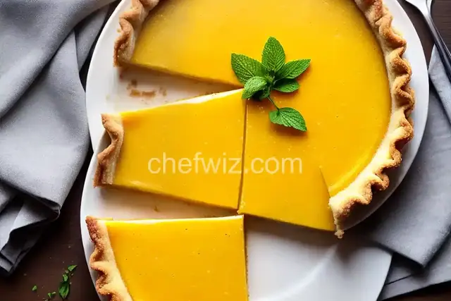 Lime Custard Tart