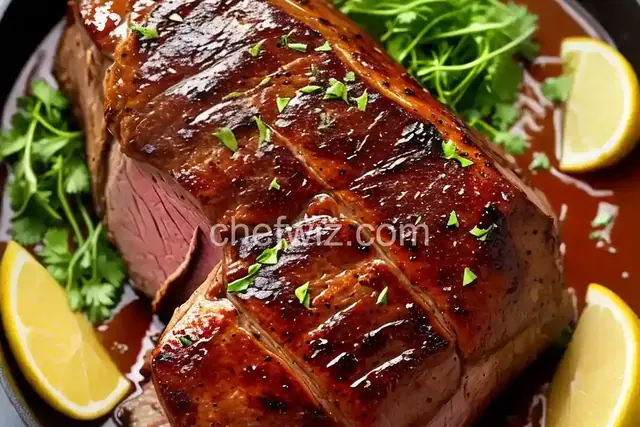 Lime Glazed Leg of Lamb