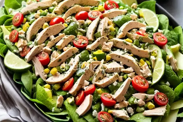 Lime-Poblano Chicken Salad