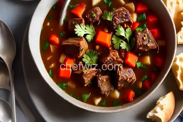 Linda's Oxtail and Barley Soup