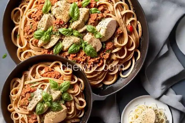 Linguine with Chicken Ragu