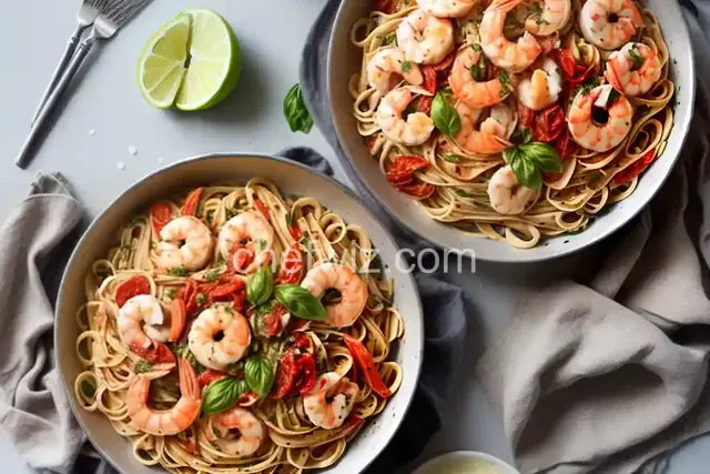Linguine with Seafood and Sundried Tomatoes