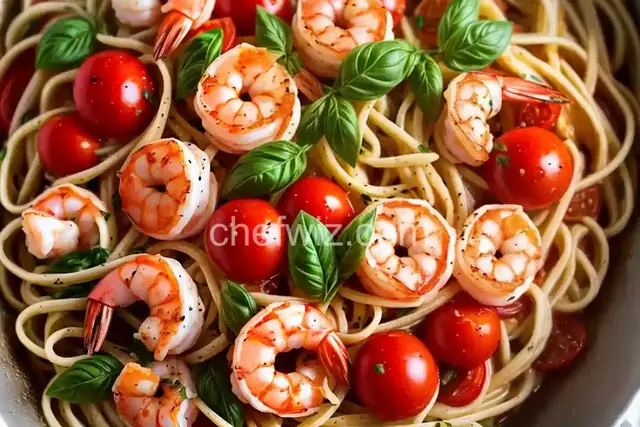 Linguine with Shrimp and Tomatoes