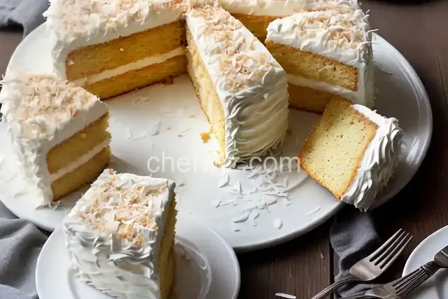 Lite Coconut Cake