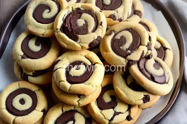 Lizzie's Chocolate Pinwheel Cookies