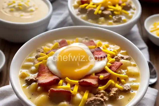 Loaded Bacon-Cheeseburger-Potato Soup