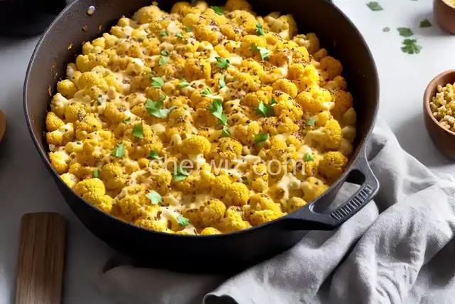 Loaded Cheesy Cauliflower
