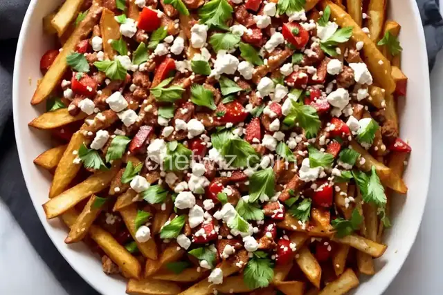 Loaded Greek Fries