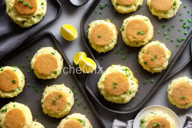 Loaded Mashed Potato Cakes