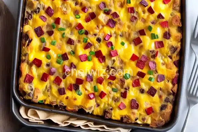 Loaded Overnight Breakfast Casserole