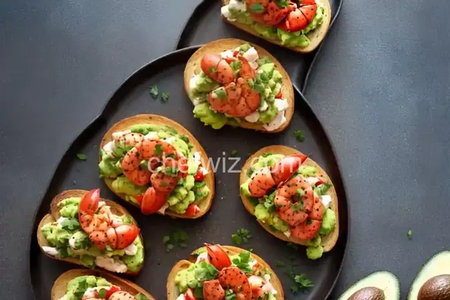 Lobster Toasts With Avocado and Espelette Pepper